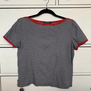 Ralph Lauren Striped Crop Top
